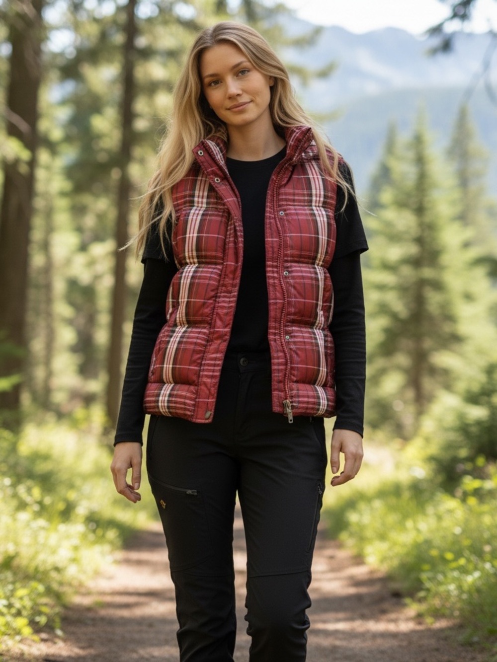 Eddie Bauer goose‎ down vest women’s size S